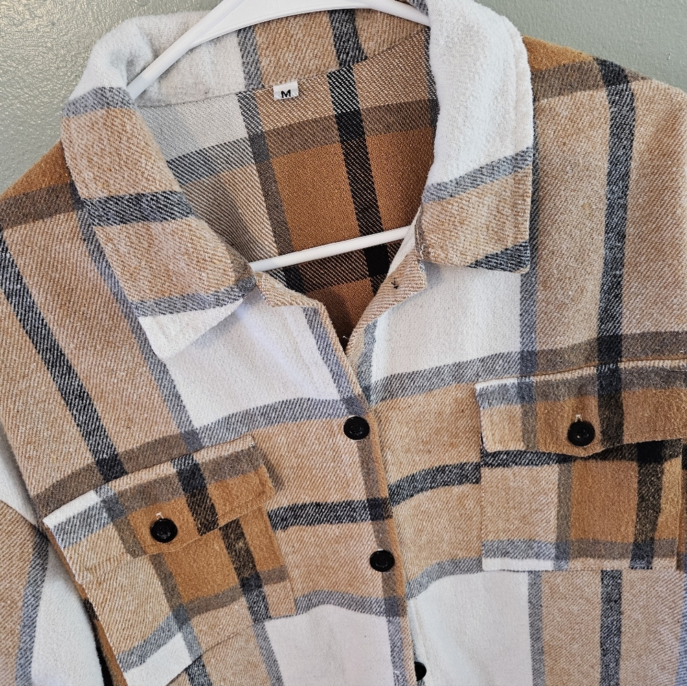 Plaid Shacket - Picture 2 of 3